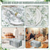 zjdbset 100Pcs Disposable Greenery Guest Napkins Paper Disposable Hand Towels Green Leaves Decorative Paper Dinner Hand