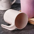 Jeanoko Portable Lightweight Mouthwash Mug for Travel and Home Use, Minimalist Toothbrush Cup for Bathroom Material