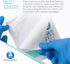 Dynarex DynaDerm Hydrocolloid Dressings, Sterile Moist Bandages, 4" x 4", 1 Box of 10, Thin & Latex-Free