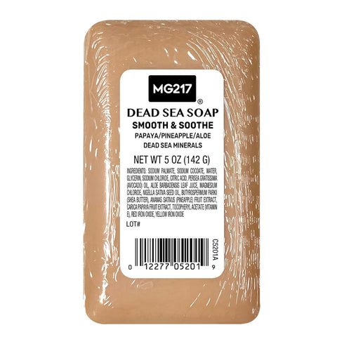MG217 Psoriasis Dead Sea Exfoliating Bar Soap 5oz - Smooth and Soothe with Natural Exfoliating Agents
