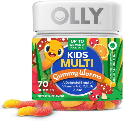 OLLY Kids Multivitamin Gummy, Overall Health and Immune Support,* Vitamins and Minerals