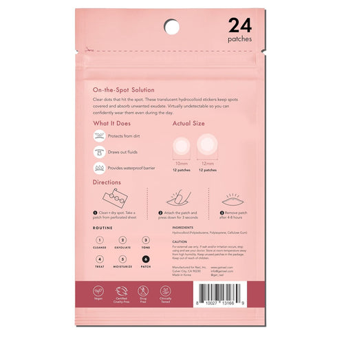 Rael Pimple Patches - Miracle Invisible Hydrocolloid Acne Patch for Breakouts, Absorbs Zits & Blemish, Korean Skin Care