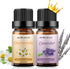 Sedbuwza Lavender Chamomile Essential Oil Set, Lavender and Chamomile Scent Oils for Diffuser, Aromatherapy, Candle