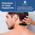 Precision Neck Shaver for Men, Compact & Comfortable Grip with 3 Disposables Razor Blades for Sensitive Skin