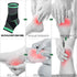 Adjustable Compression Ankle Support Brace for Men Women, Stabilizes Ligaments, Eases Pain from Sprained Ankle (Large)