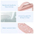PACKISM TSA Approved Toiletry Bag - 180° Large Opening Clear Makeup Bags with Handle, Rose Pink