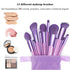 Koccido Makeup Brushes 22 Pcs Makeup Kit, Foundation Brush, Eyeshadow Brush Set (Purple, 22 Piece Set)