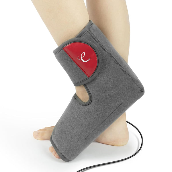 Comfytemp Foot Heating Pad for Plantar Fasciitis, Heated Ankle Wrap Foot Warmer with 3 Heat and Time Sets, FSA HSA