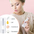 Yaomiao 50 Pcs Airless Pump Bottle - 0.5 oz 15 ml Plastic Cosmetic Lotion Dispenser