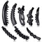 WILLBOND 8 Pieces Banana Clip Hair Clincher, Classic Ponytail Holder Maker Clips, Non Slip for Women