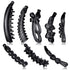 WILLBOND 8 Pieces Banana Clip Hair Clincher, Classic Ponytail Holder Maker Clips, Non Slip for Women
