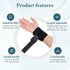 SIOILBERY 4 Pack Padded Wrist Fixation Straps, Adjustable Medical Wrist Restraint Belts with Quick Release Buckle