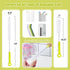 Bottle Cleaning Brush Set, Long Handle Cleaner for Narrow Neck Beer Bottles, Sports Water Bottles, and Kettle Spouts