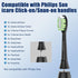 Replacement Heads for Philips Sonicare Diamondclean Sonic Toothbrush, Compatible with DiamondClean, FlexCare, 8 Pack