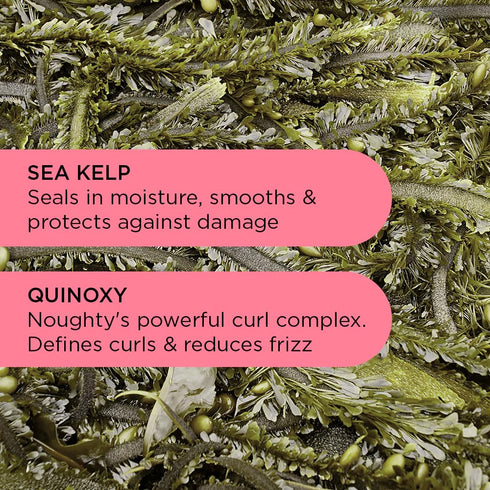 Noughty 97% Natural Wave Hello Curl Taming Cream, Vitamin Rich Formula for Curly Hair, Sea Kelp and Mango Butter, 150ml