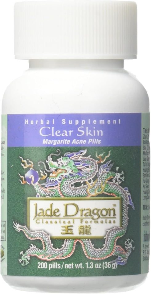 Clear Skin or Margarite Acne Pills, 200 Teapills