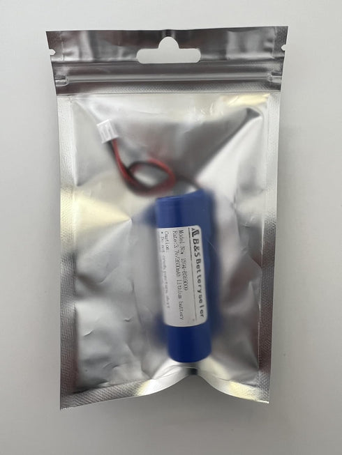 1pc 3.7V 2600mAh ICR18650 Rechargeable Lithium-ion Battery JST XH 2.54 Plug for Electronics, Toys