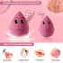 DUAIU 4 Pcs Makeup Sponge Set, Beauty Sponge Foundation Blending Sponges for Liquid, Cream, and Powder