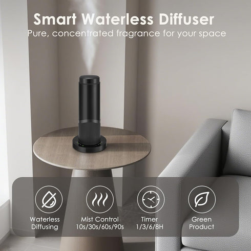 OfficeHome200ML 1500 Waterless Scent Essential Oil Diffuser for Hotel,Whole House,Large Room, Large Capacity, Covering
