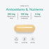 Vitanica Ovum P.M. - Egg Quality Support with Vitamin D3, Alpha Lipoic Acid & Melatonin - 30 Vegan Caps