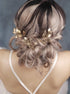 Vintage Gold Leaf Bride Hair Accessories - Hair Pins Clip Bobby Pins, Customised Wedding Pack of 3