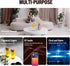 KSTPGRZK 400mL, 5-in-1 Aroma Essential Oil Diffuser & Humidifier Flame Effect Ultrasonic Diffuser with Bluetooth