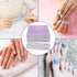 Nail Files (50 Pack) | 100/180 Grit Emery Boards for Natural and Acrylic Nails, Double Sided Reusable Manicure