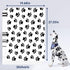 Hi Sasara 30 Sheets Large 20 x 28 inch Black and White Dog Paw Print Tissue Paper for Gift Bags and Holidays