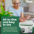 Okra Pro Glucose Monitor Kit - Syncs with Free App - Meter, Test Strips, Lancets, Lancing Device, Control Solusion and Carry Case