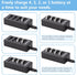 Konnoced LF2450 3V (20 Pack) 4-Bay LF2450/CR2450 1000 Rechargeable ButtonBatteries with USBCharger, Lithium