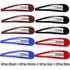 LONEEDY Pack of 10 Large Metal Stoving Varnish Hair Snap Clips, 3.5 inch Long No-slip Barrettes (Mixed Color)