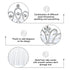 inSowni 8 Pack Decorative Silver Metal Princess Birthday Party Hair Accessories, Rhinestone Crown Hair Pins