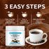 Pureverve Organic10 30 Mushroom Coffee, Mushroom Extract Powder Blend Lion's Mane, Reishi, Chaga, Cordyceps, Turkey