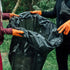18 Gallons Large Black Recycling Trash Bags - 100 Counts
