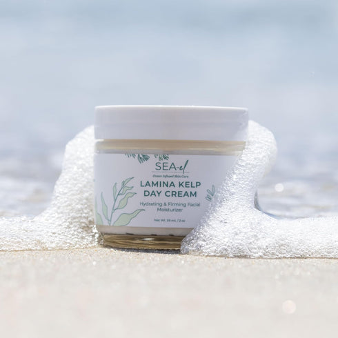 Lamina Sea Kelp Day Cream - Hydrating & Firming Anti Aging Moisturizer for Dry Skin, 2 Oz for Women & Men