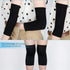 4 Pairs Slimming Arm Shaper and Thigh Slimmers Set - Elastic Compression Arm Shapers and Thigh Wraps for Women