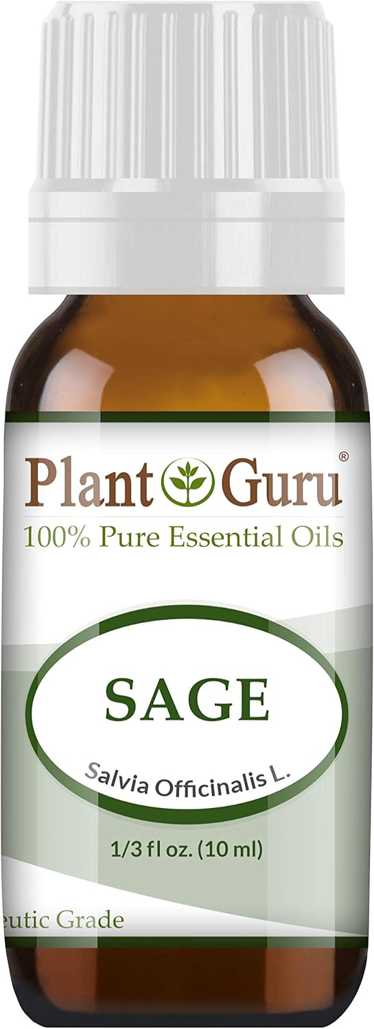 Sage Essential Oil (Austria) 10 ml 100% Pure Undiluted Therapeutic Grade.