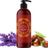 Set (8 Oz Alluring Lavender & Luxurious Vanilla Massage Oil - Aromatherapy Full Body Massage Oil Bundle with Naturally