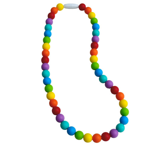 Sensory Rainbow Chew Necklace