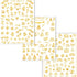 Christmas Nail Art Stickers, 9 Sheets 3D Self-Adhesive Snowman Deer Bells Nail Decals for Women Girls DIY Decoration