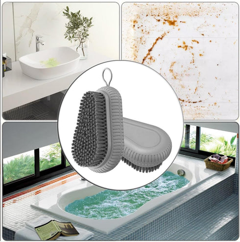 2 Pack Cleaning Scrub Brush for Laundry Carpet - Laundry Brush for Stains on Clothes, Scrub Brushes for Cleaning
