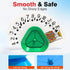 LEAFORIA 4 Pack (4 Playing Card Holders - Triangle Hands Free Card Holder for Kids, Adults, Seniors | Plastic Card