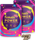 Grass Fed Beef Liver Capsules, Female-Optimized Natural Beef Organ Supplement - Promotes