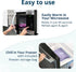 Microwave Heating Pad with Removable Cover - Portable Heating Pad for Back Pain Relief, 10" x 7"