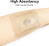 Carbou Silicone Foam Dressing with Gentle Border, 4"x4" Adhesive Waterproof Bandage for Pressure Sore, 10 Pack