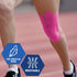 MED PRIDE Body Tape for Muscle Pain Relief, Uncut 2in X 16.4ft Kinesiology Roll, Latex-Free Athletic Support (Pink)