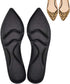 Shoe Insoles Women, Breathable Arch Support Insoles, 5D Sponge Comfort Insoles and High Heel Inserts (Black)