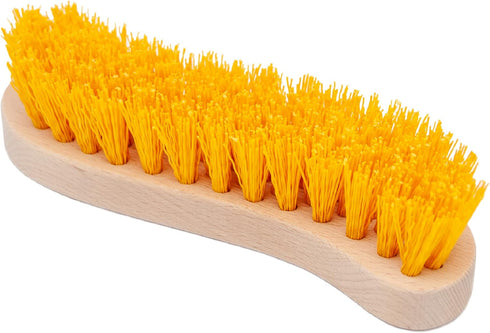 Scrub Brush - Stiff Bristle Brush for Deep Cleaning, Nylon Brush with Hard Bristle, Utility Hand Brush for Indoor and