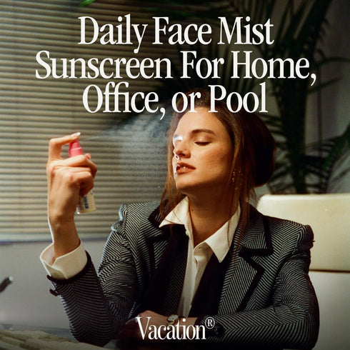 Vacation Super Spritz SPF 50 Sunscreen Face Mist + Air Freshener Bundle, Daily Face Spray, 2.2 fl. Oz.