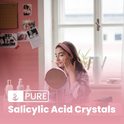 Pure Original Ingredients Salicylic Acid Crystals - 4 oz 2-Hydroxybenzoic Acid, Always Pure, No Fillers